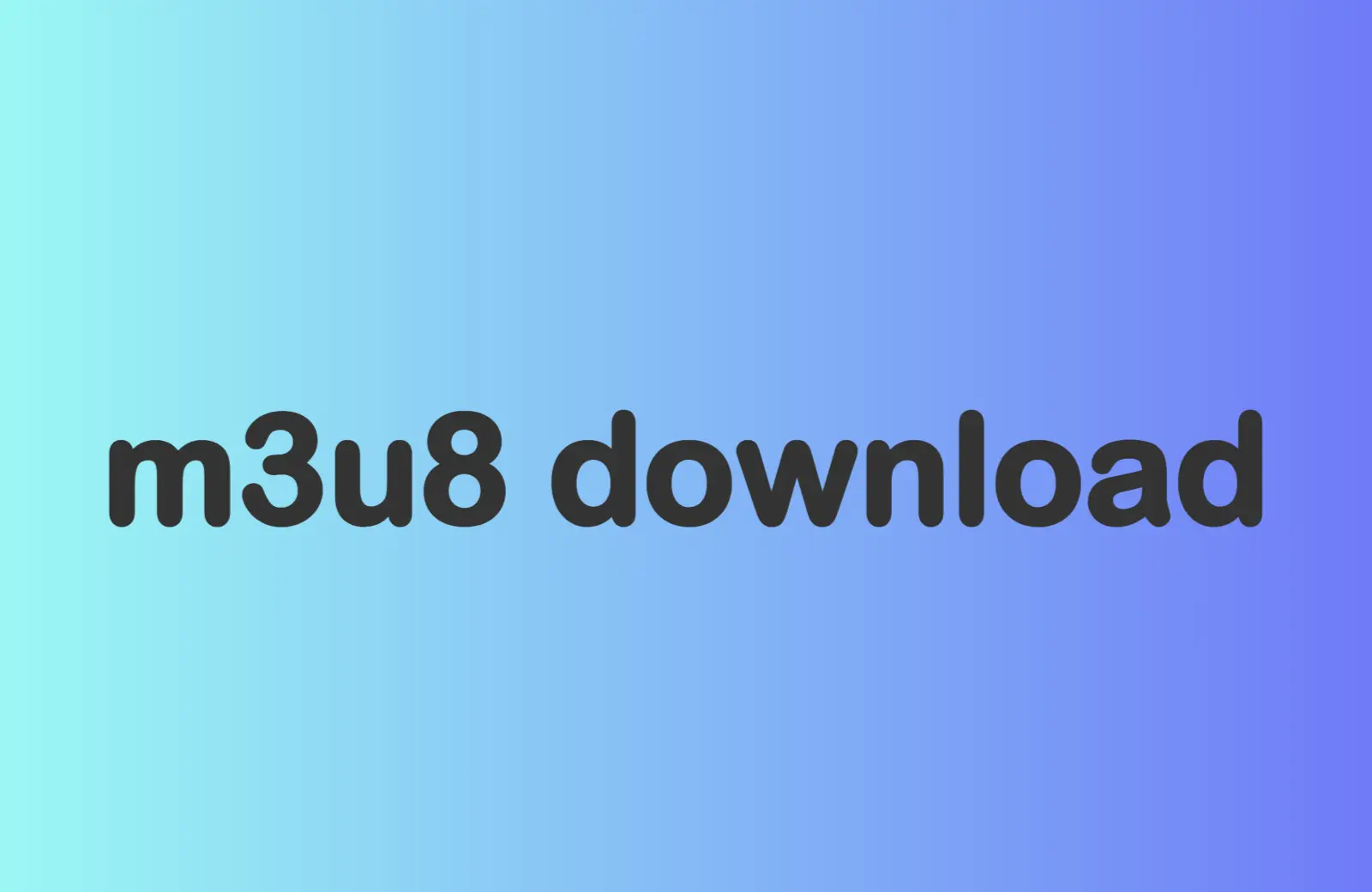 M3U8 Downloader